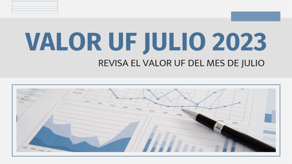 Valor UF Tabla Julio 2023