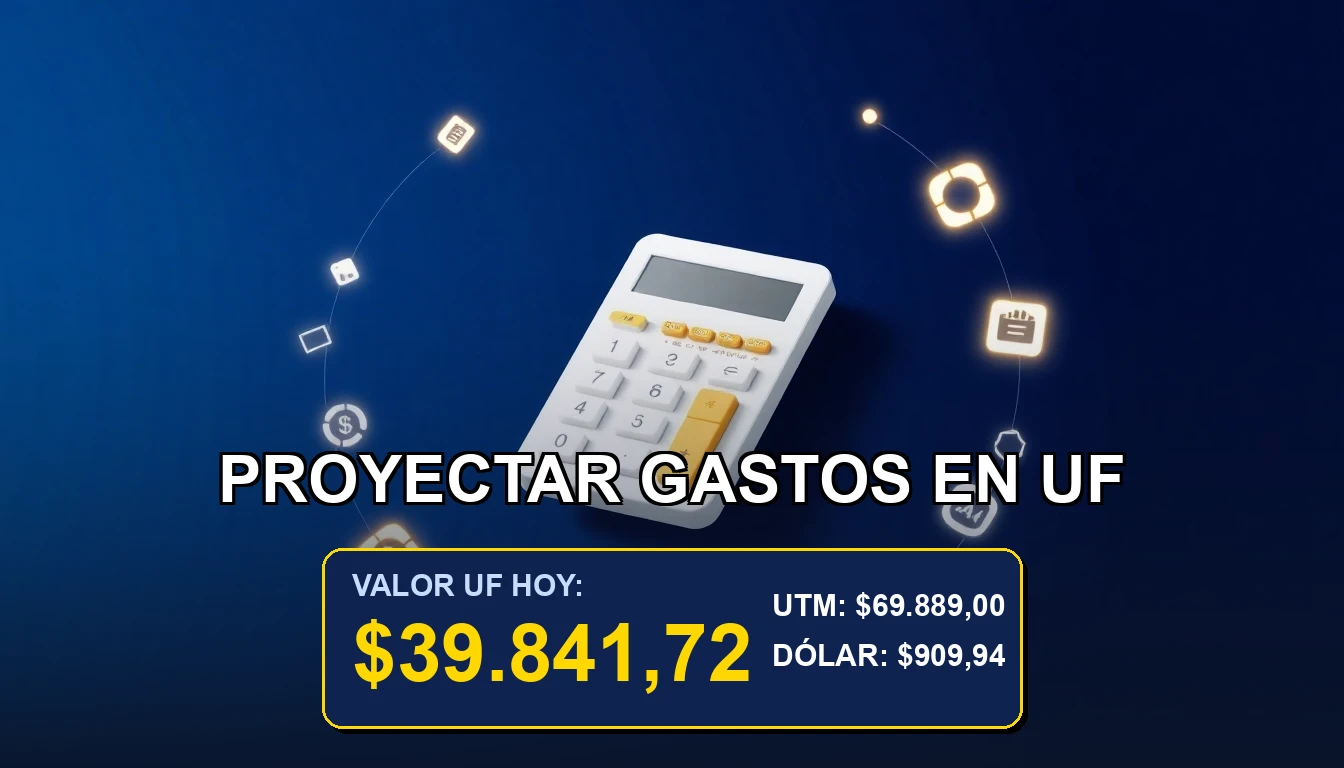 Plantilla Excel premium para proyectar gastos y presupuestos en Unidades de Fomento (UF) con ajuste por IPC, herramienta financiera para Chile.