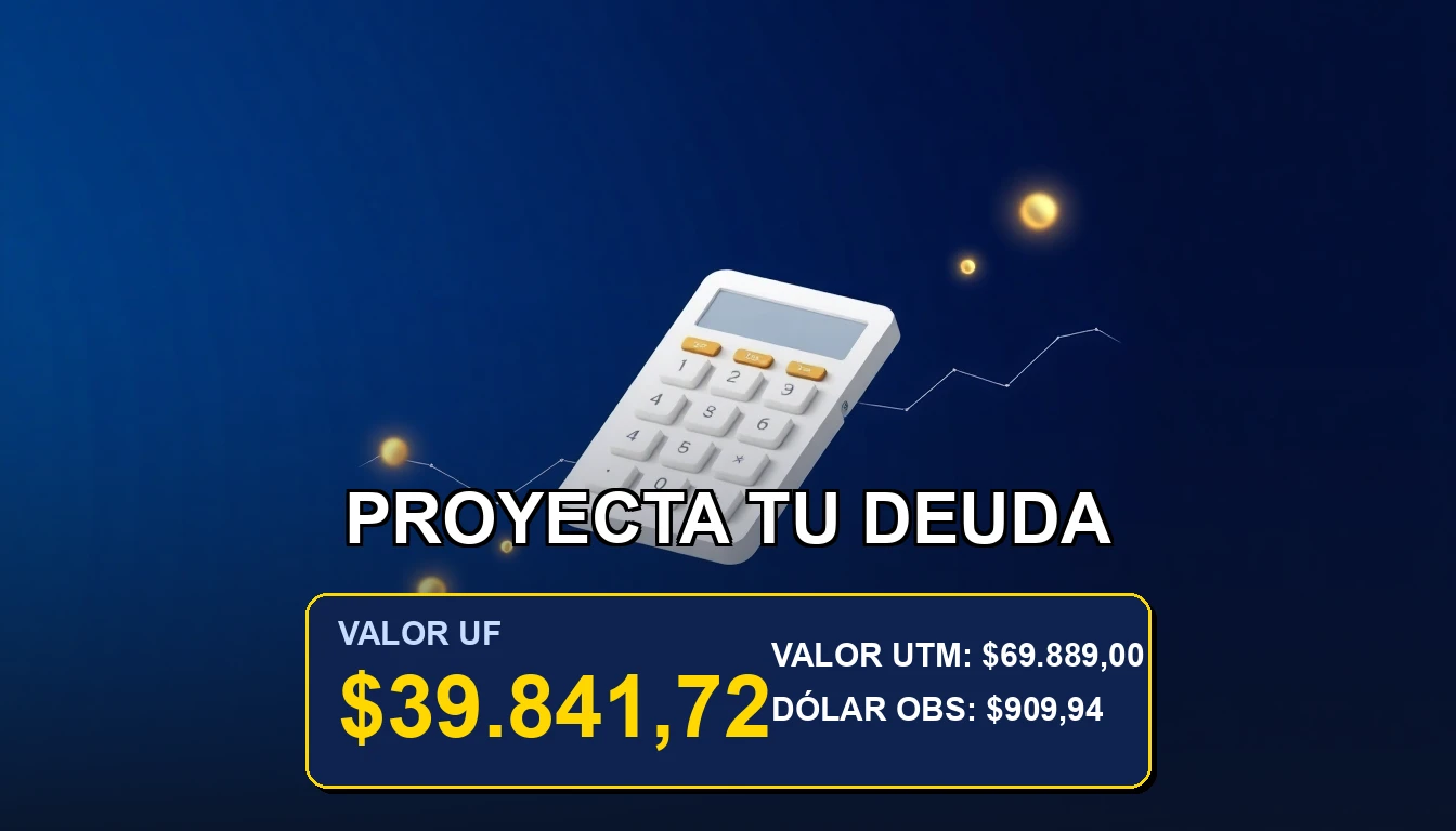 Plantilla Excel gratuita para proyectar deudas en Unidades de Fomento (UF) en Chile. Herramienta financiera de cálculo y planificación.