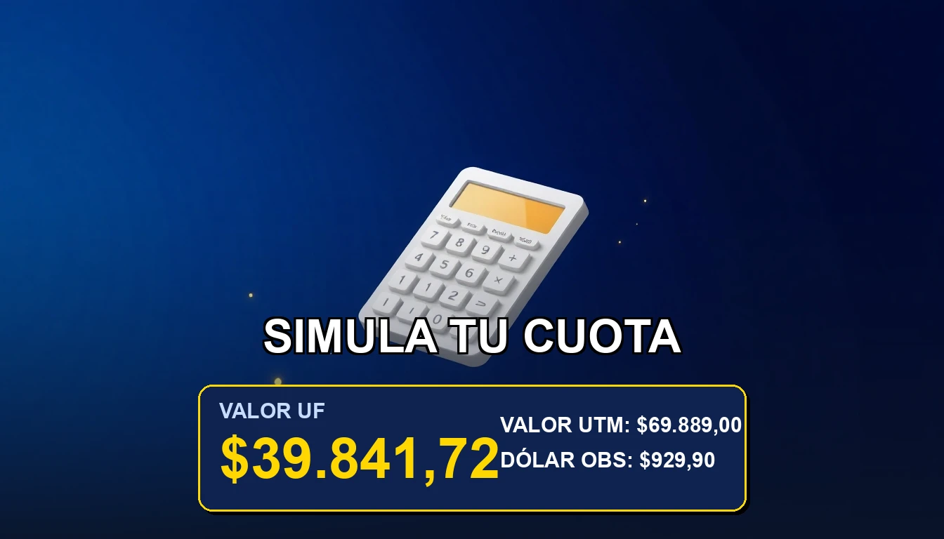 Plantilla Excel gratuita para simular cuota de auto en Unidades de Fomento (UF) en Chile.