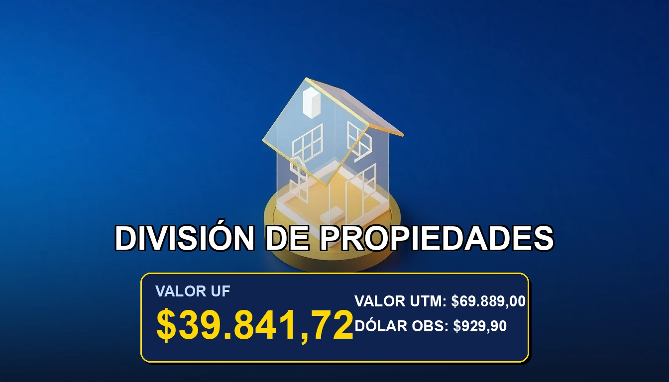 Guía para dividir propiedades y bienes raíces ante el SII en Chile, considerando la UF 2026.