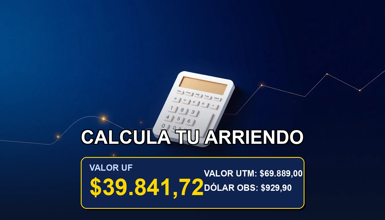 Guía para calcular el valor de un arriendo en Unidades de Fomento (UF) en Santiago de Chile. Finanzas personales y economía.