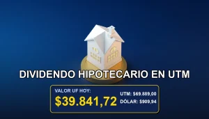 Guía para calcular el dividendo de tu hipoteca expresado en Unidades de Fomento (UTM) en Chile, con explicación paso a paso.