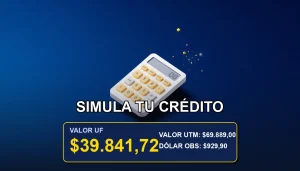 Calculadora para simular crédito hipotecario con subsidio solar en Chile, herramientas financieras.