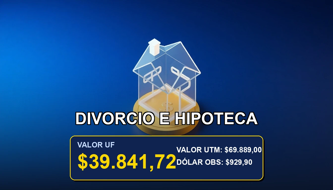 Cómo dividir una deuda hipotecaria en UF durante un divorcio en Chile - Guía legal y financiera.