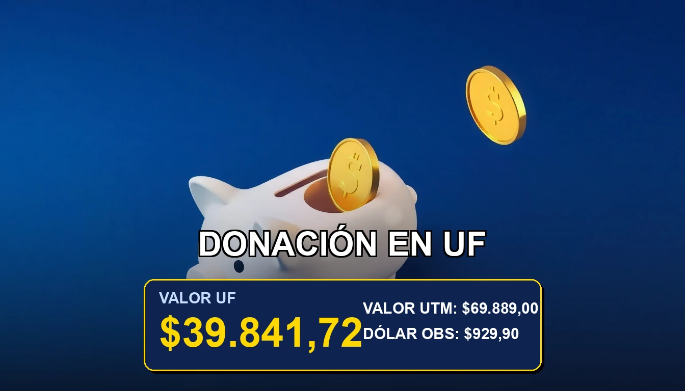 Imagen conceptual sobre las implicancias tributarias de donar en Unidades de Frente versus pesos chilenos según el SII.