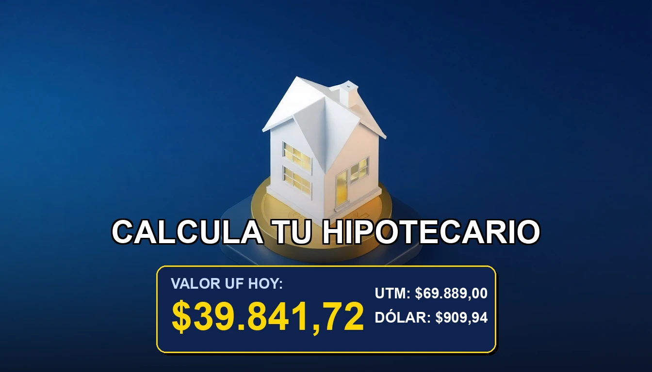 Ejemplo práctico para calcular un crédito hipotecario en Unidades de Fomento (UF) en Chile.