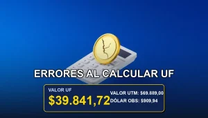 Ilustración premium de un error de cálculo financiero en seguros de vida, representado por un objeto abstracto sobre fondo azul marino.