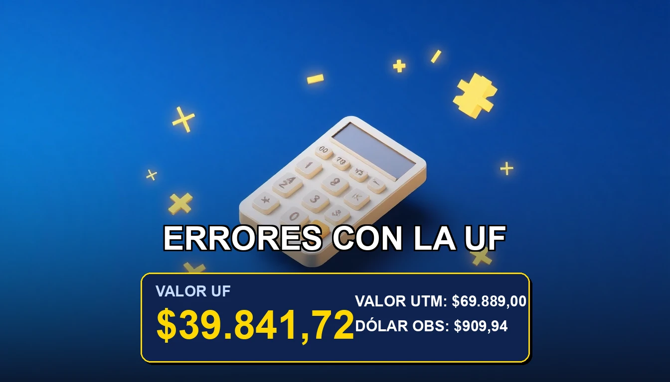 Ilustración financiera premium sobre los errores comunes al incluir la Unidad de Fomento (UF) en una negociación salarial en Chile.