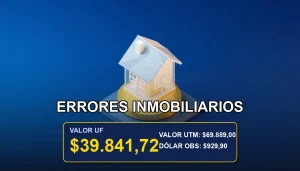 Ilustración minimalista de una casa sobre una moneda de oro, representando inversión en bienes raíces con crédito UF en Chile.