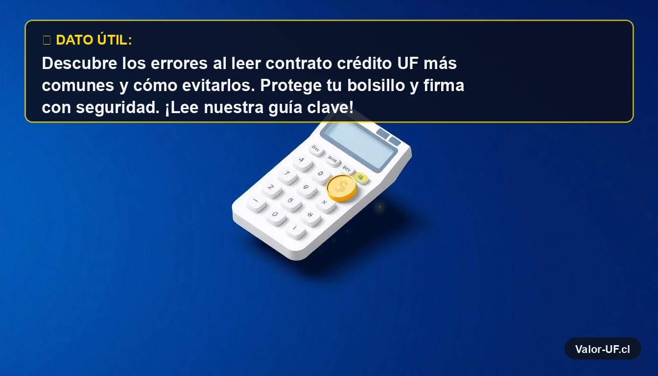 Calculadora financiera moderna y minimalista representando el cálculo preciso de créditos en UF.