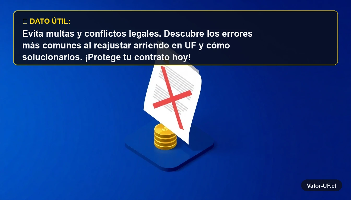 Ilustración conceptual de un contrato de arriendo con error y pérdida financiera