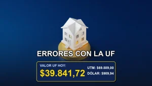 Ilustración corporativa de una casa isométrica sobre una moneda de oro, representando la evaluación de la Unidad de Fomento en proyectos inmobiliarios en Chile.