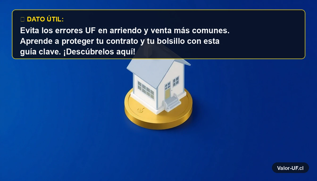 Ilustración 3D de una casa sobre una moneda de oro, representando el valor de la UF en bienes raíces en Chile.