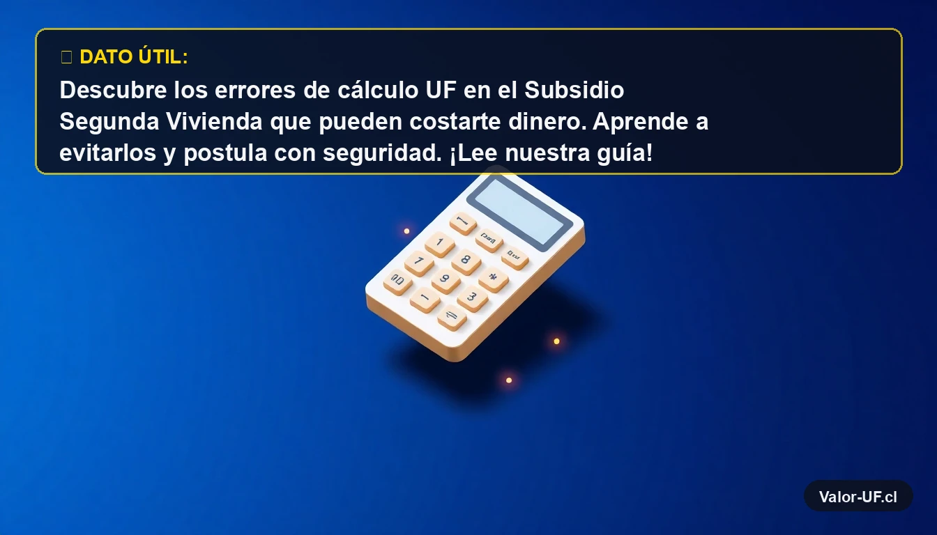 Ilustración 3D de una calculadora moderna representando el cálculo preciso de la UF para subsidios de vivienda.