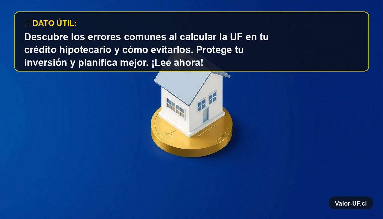 Ilustración 3D de una casa sobre una moneda de oro, representando el cálculo de créditos hipotecarios en UF.