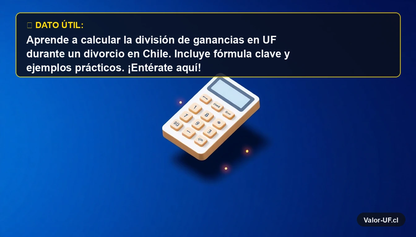 Calculadora moderna 3D para división de bienes en Unidad de Fomento