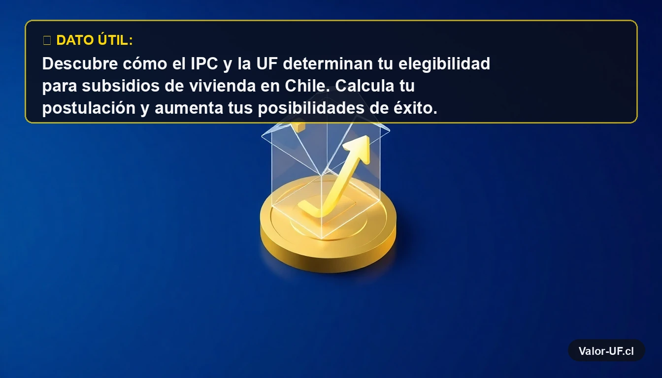 Ilustración 3D de una casa sobre una moneda de oro, representando el impacto de la UF en los subsidios habitacionales.