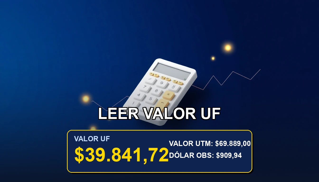 Guía paso a paso para consultar el valor diario de la Unidad de Fomento (UF) del Banco Central de Chile.