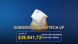 Guía ilustrada sobre planificación de subsidios de invierno y crédito hipotecario en UF para el 2026 en Chile.