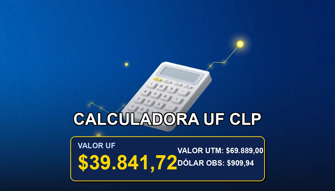 Plantilla de Excel premium para calcular automáticamente la Unidad de Fomento (UF), pesos chilenos (CLP) e Índice de Precios al Consumidor (IPC) en Chile.