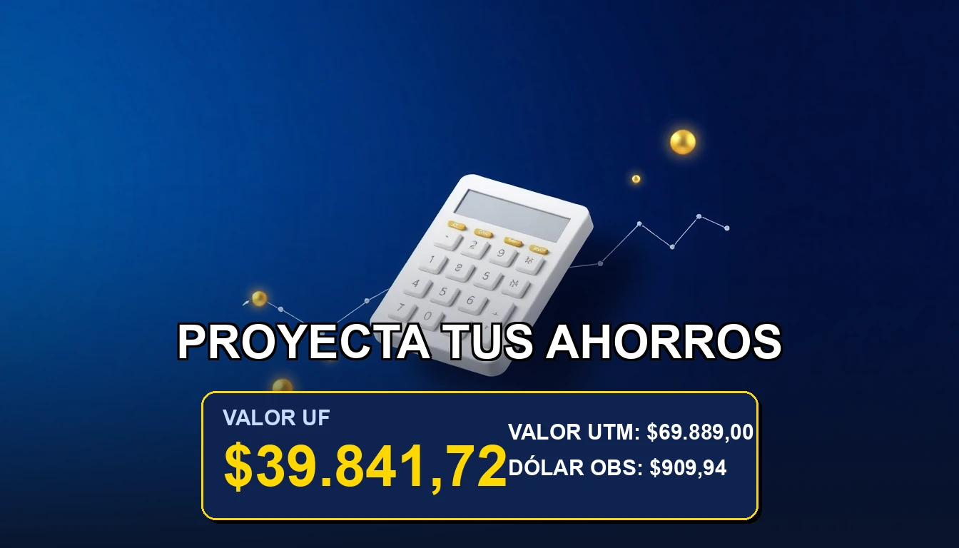 Plantilla de Excel gratuita para proyectar ahorros en Unidades de Fomento (UF) en Chile.