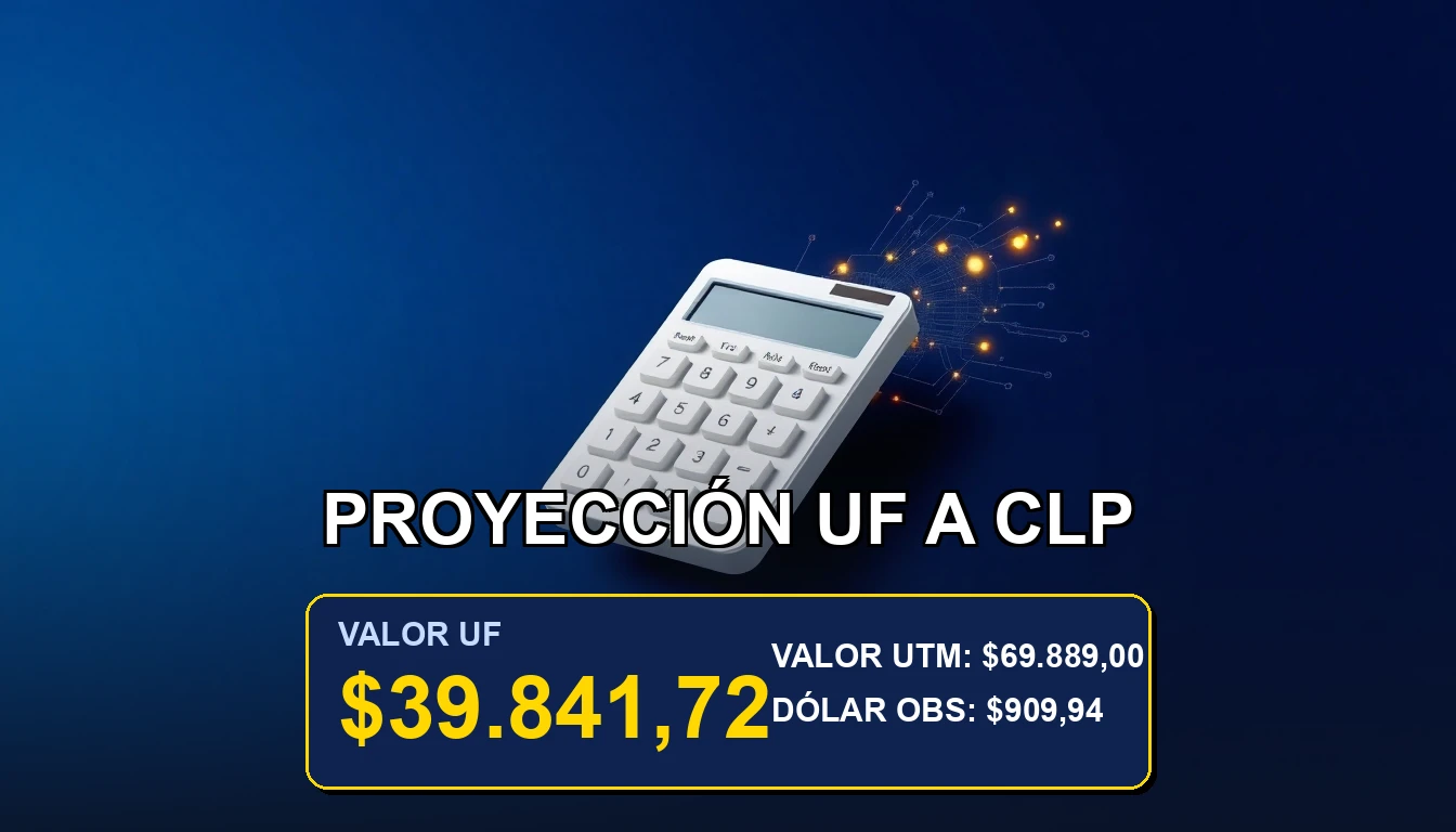 Plantilla de Excel premium para proyectar flujos de caja de Unidades de Fomento a Pesos Chilenos, herramienta financiera profesional.