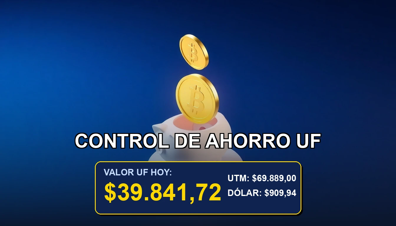 Plantilla de Excel premium para seguimiento de ahorros en Unidades de Fomento (UF) en Chile.