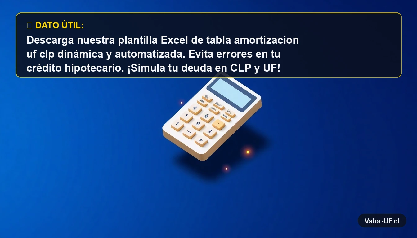 Calculadora financiera futurista para simular tablas de amortización en UF y pesos chilenos.