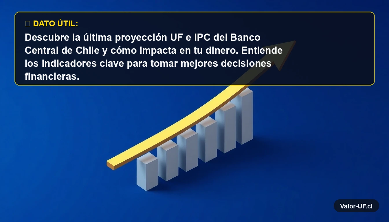 Ilustración 3D de una flecha dorada ascendente sobre un gráfico de barras, representando el crecimiento económico y la proyección de indicadores.