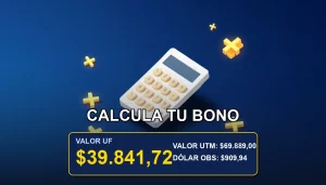 Simulador del Bono Estado de Ahorro UF 2026 para calcular beneficios de ahorro en Chile.