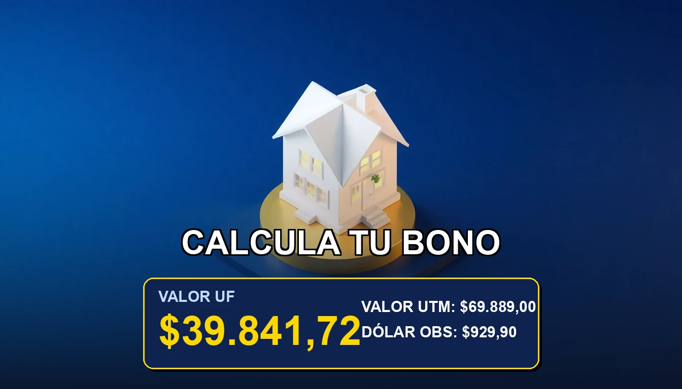 Simulador del Bono de Vivienda para calcular tu subsidio estatal en UF - Herramienta financiera confiable.