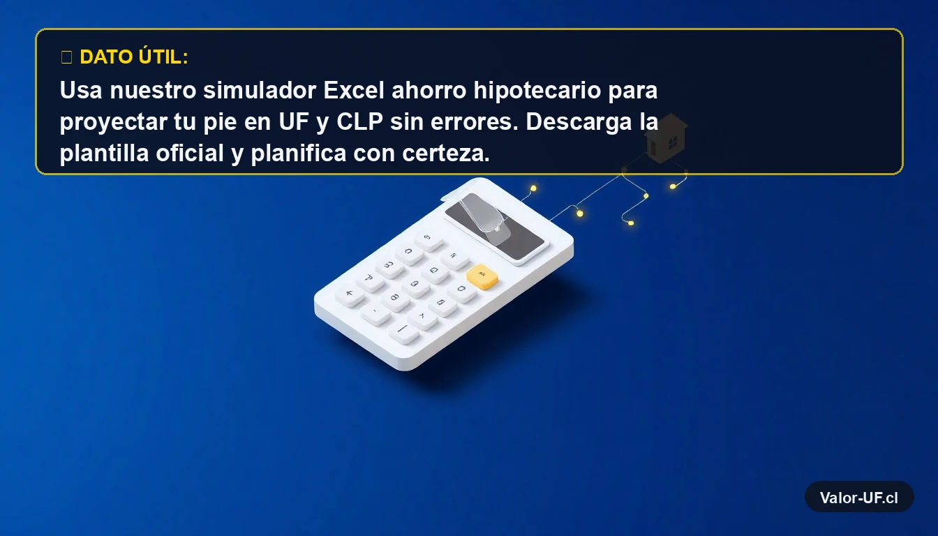 Simulador financiero en 3D para cálculo de ahorro hipotecario en Unidad de Fomento y pesos chilenos
