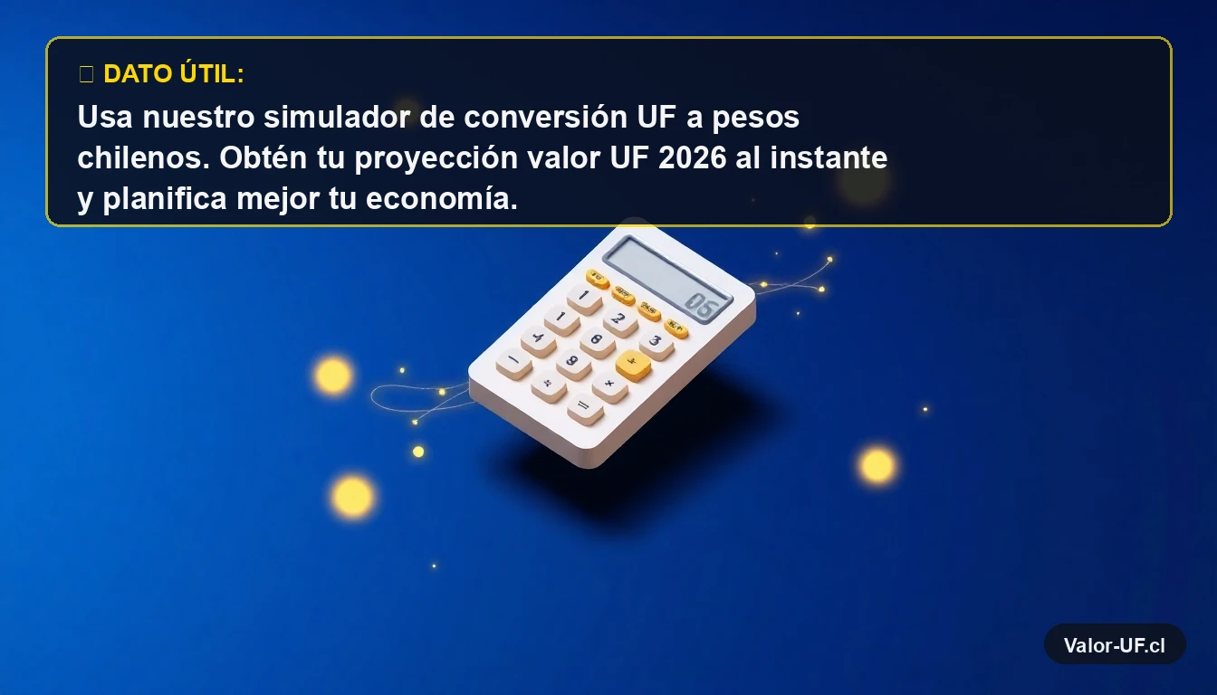 Simulador financiero moderno para calcular proyecciones de la Unidad de Fomento