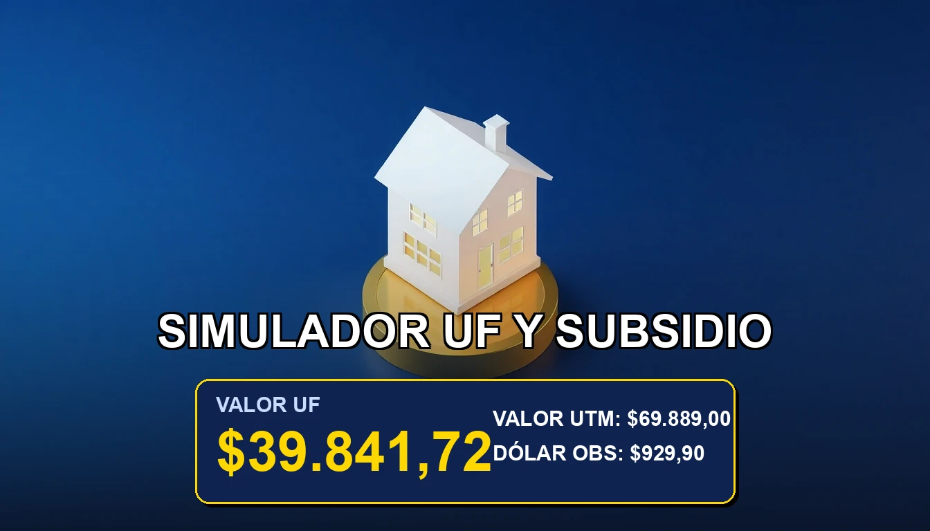 Simulador de crédito hipotecario en UF y postulación al subsidio DS19 en Chile. Calcula tu pie y cuota.