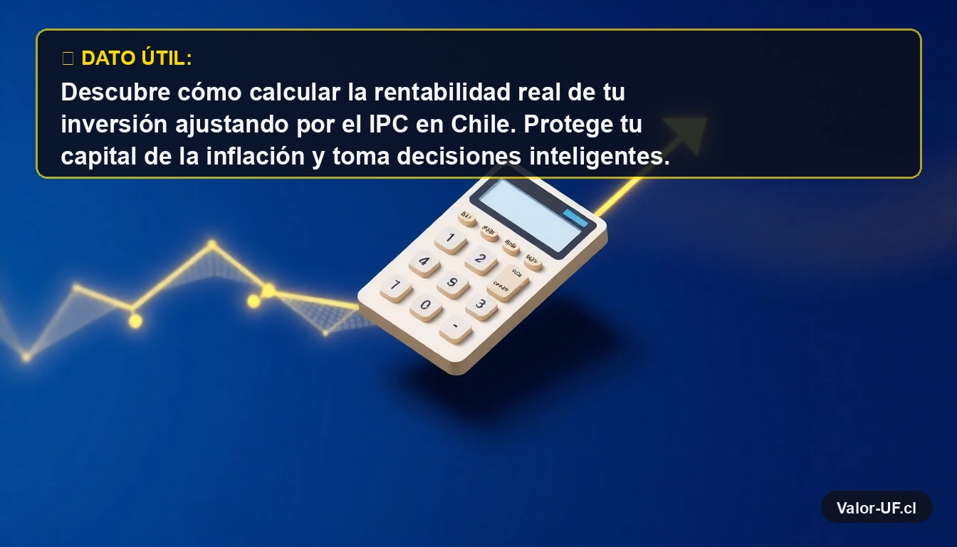 Calculadora financiera futurista para calcular rentabilidad real de inversiones considerando la inflación.